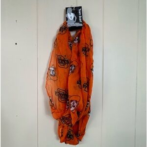 NWT Oklahoma State University Infinity Team Scarf Collegiate Mascot Wear Orange